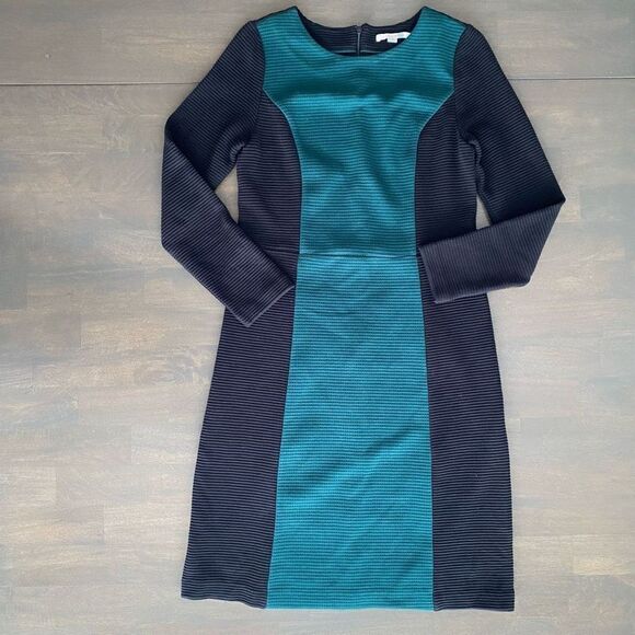 Boden Serena Ponte Colorblock sheath dress - Picture 1 of 5